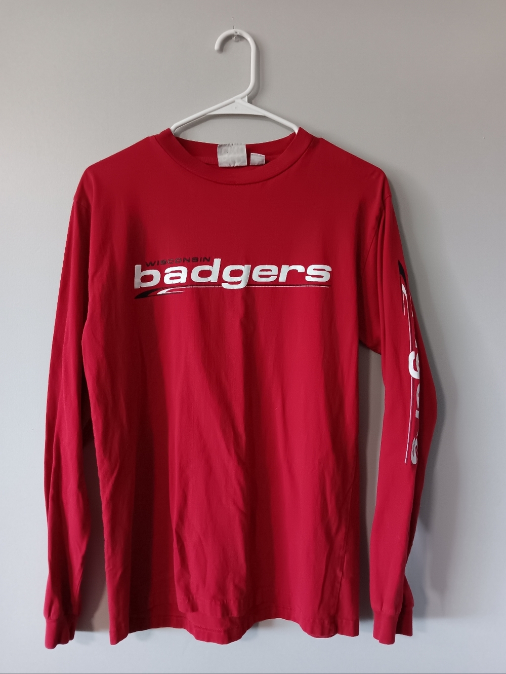 Wisconsin Badgers Red Long Sleeve Tee